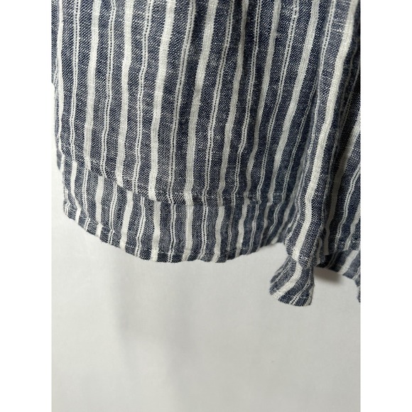 Rails Jasmine Tibet Stripe long sleeve dress linen women's medium NWT msrp 190 - Picture 6 of 14